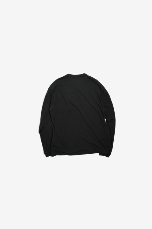 STONE ISLAND DESIGN COTTON L/S TEE SHIRTS FADE BLACK
