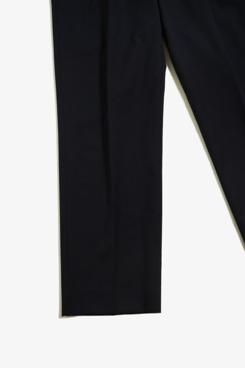 EURO SUMMER WOOL 2TUCK SLACKS PANTS NAVY COLOR