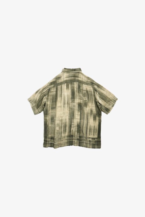 CLALBORNE BRUSHING DESIGN SILK S/S SHIRTS