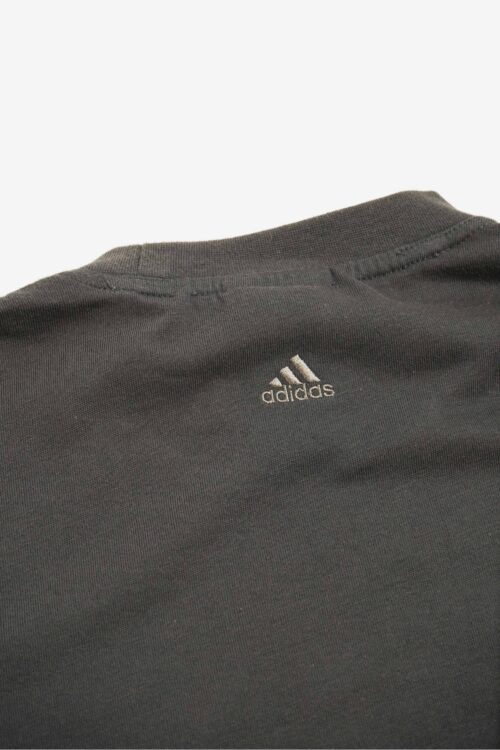 90’S ADIDAS DESIGN S/S TEE SHIRTS CHARCOAL