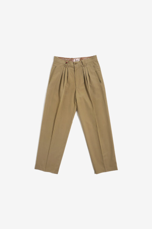 FAN&CO 3 TUCK SLACKS PANTS MADE IN ITALY