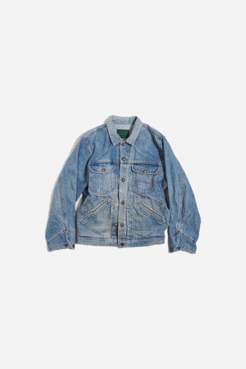 BEST COMPANY BEST BLUE DENIM JACKET M SIZE