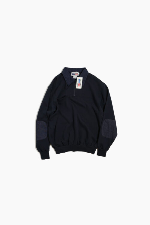 TACTSQUAD DEAD STOCK DENIM SWITCHING PULLOVER SWEAT