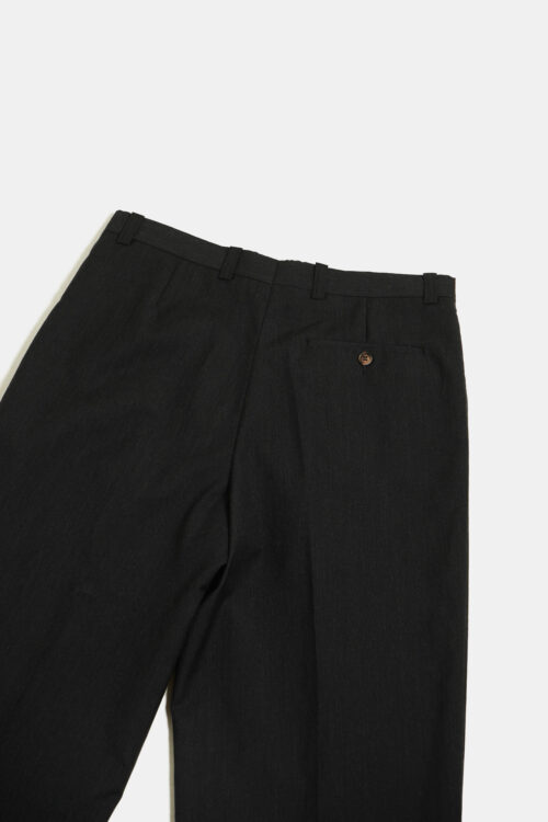 SARTI ITALIANI PURE WOOL 3TUCK SLACKS PANTS DARK GRAY