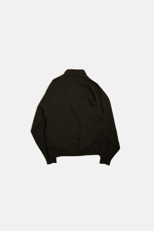 LONDONFOG HALF ZIP SWEATER DARK BROWN