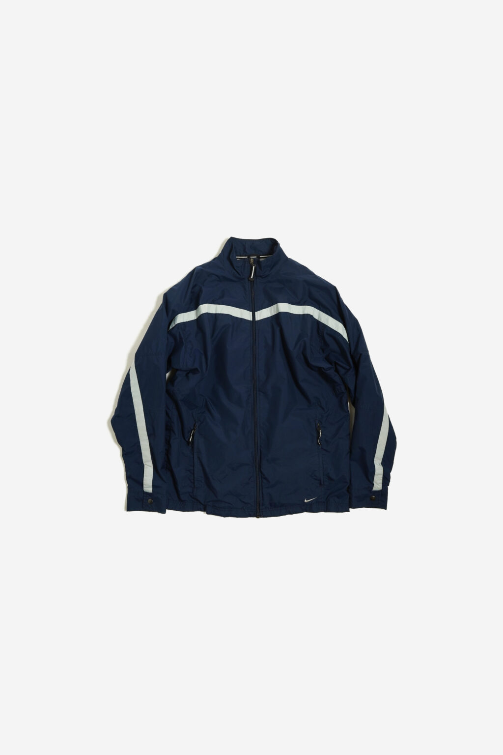 00’S NIKE LINE DESIGN TRACK JACKET NAVY FUDGE UP NOTHING