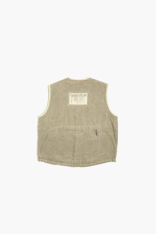 MUSTANG CHANGE FABRIC SWITCHING DESIGN VEST