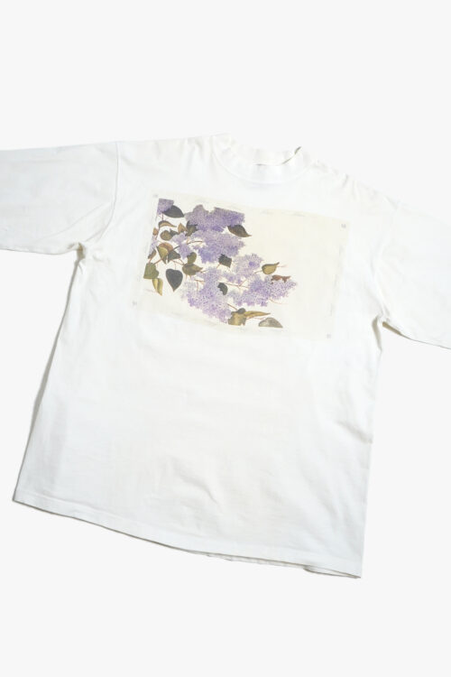PRINTED L/S T-SHIRTS "Lilacs" MADE IN USA