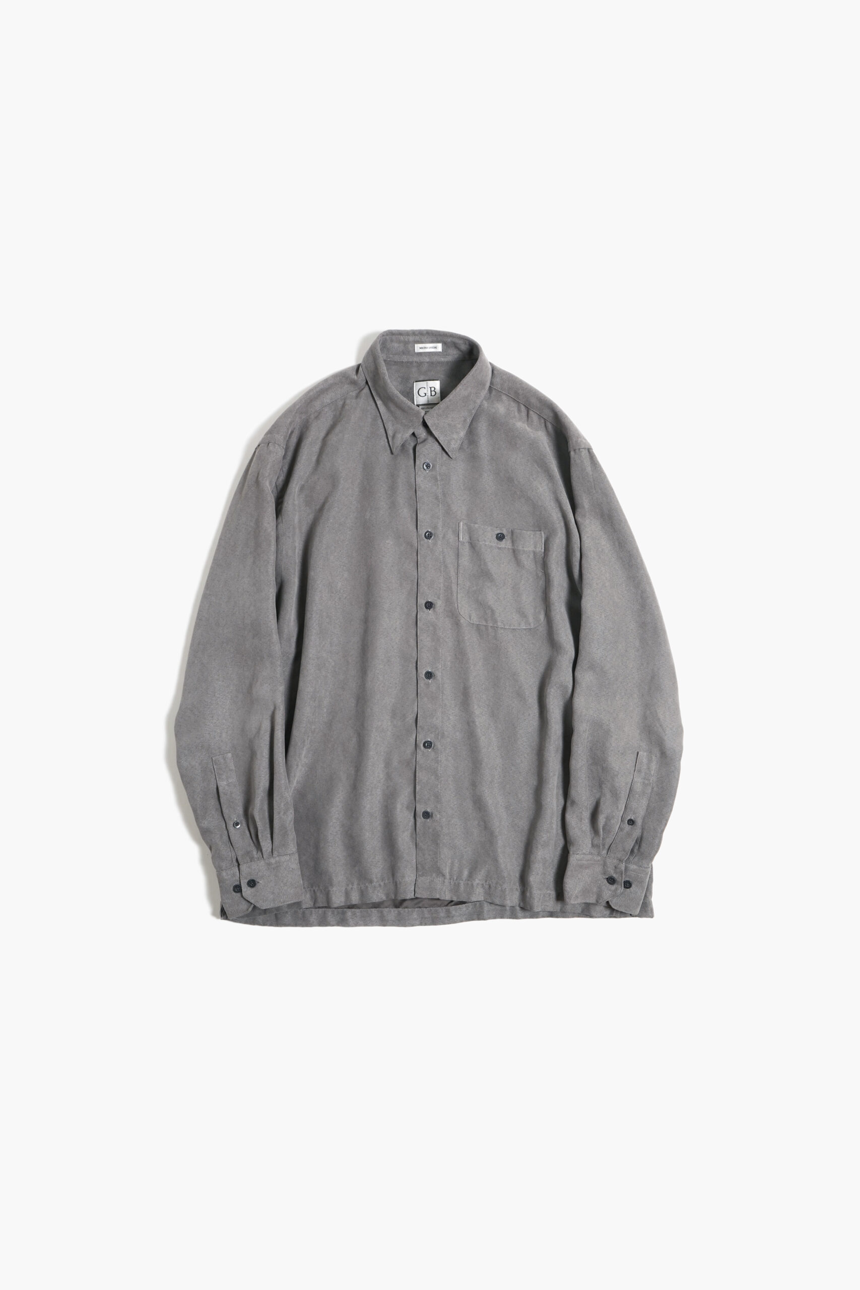 GB MICRO SUEDE L/S SHIRT GRAY