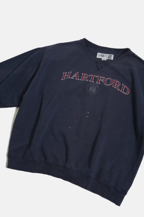 SUN FADE NAVY PRINTED SWEAT