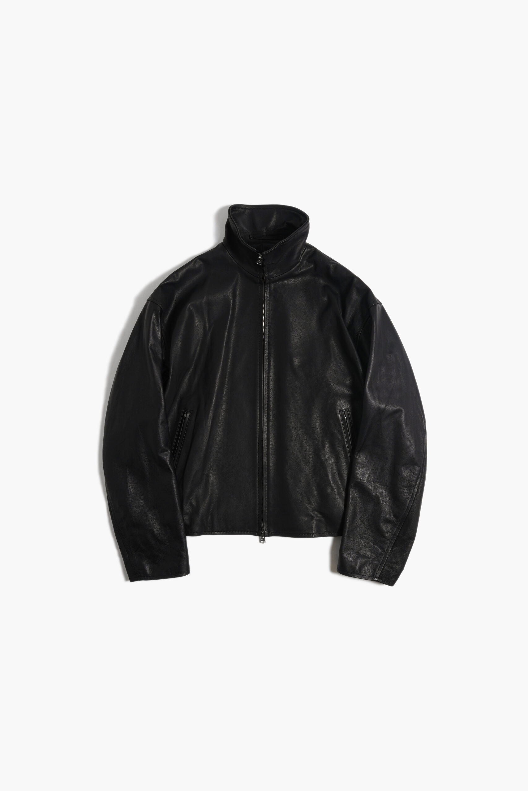 LEATHER RIDERS JACKET - FULL GRAIN LEATHER - 