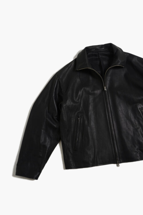 LEATHER RIDERS JACKET - FULL GRAIN LEATHER - 