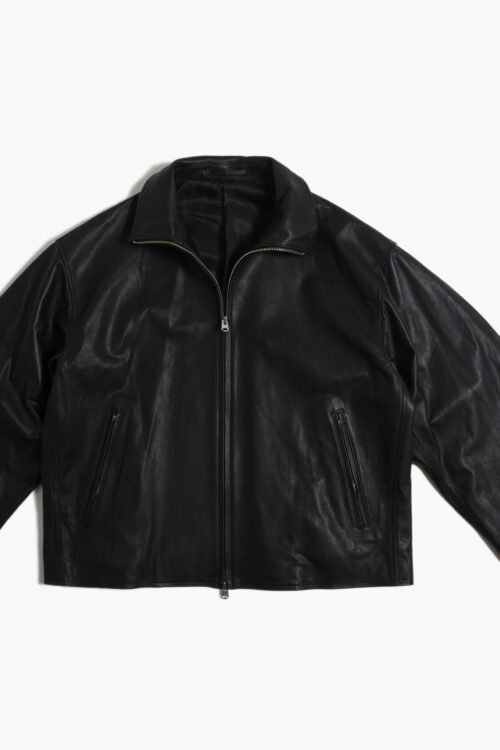 LEATHER RIDERS JACKET - FULL GRAIN LEATHER - 