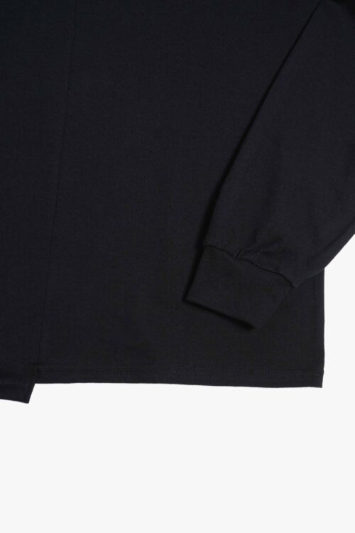 CUT UP LONG LAYER T-SHIRT - ANTWERPEN - BLACK