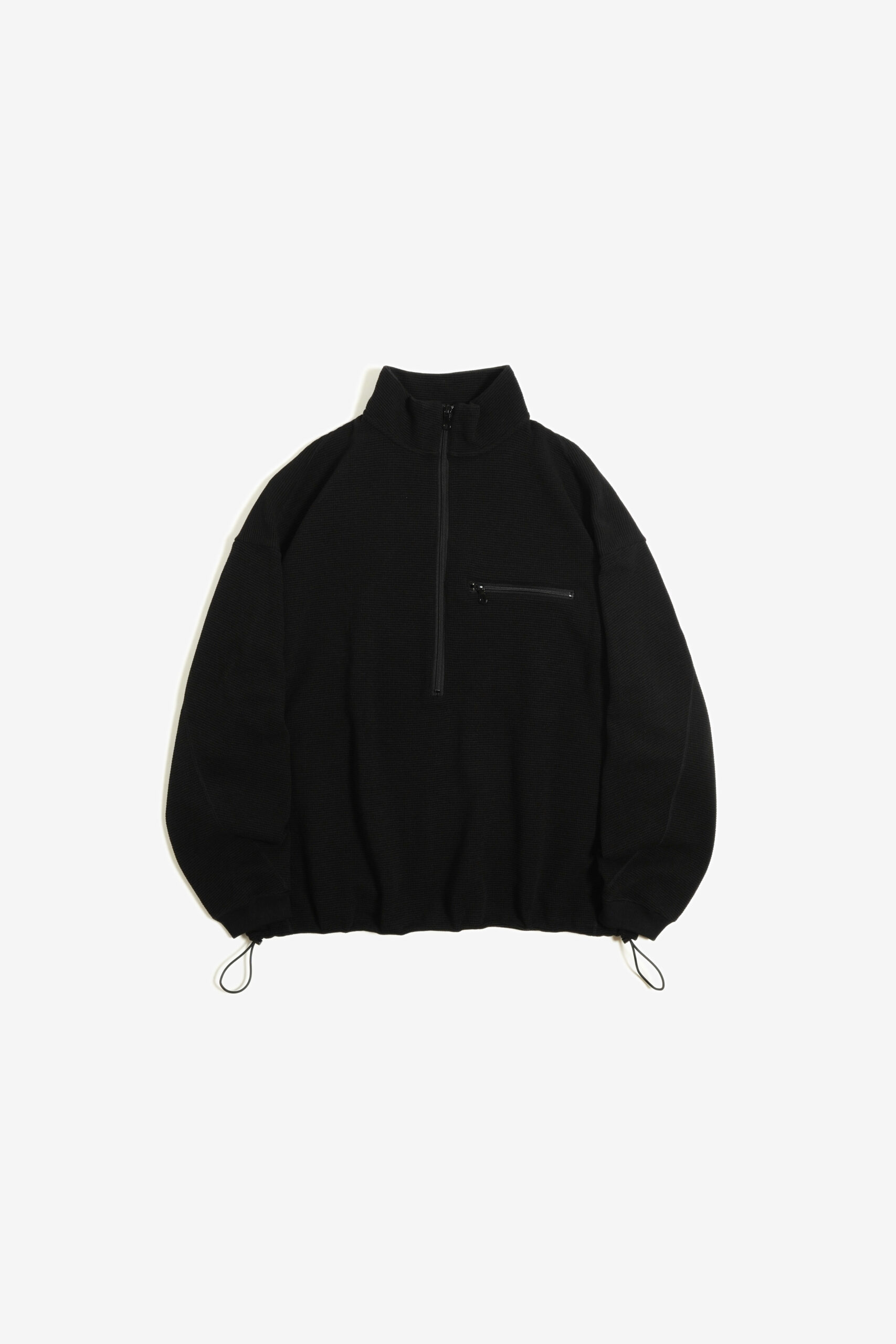 WAFFLE ZIP TANKER BLACK