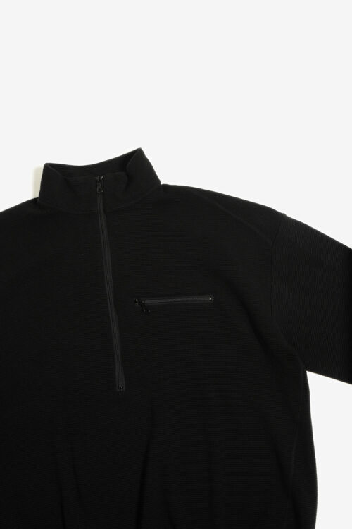 WAFFLE ZIP TANKER BLACK