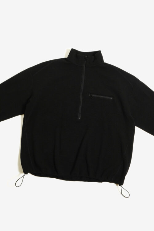 WAFFLE ZIP TANKER BLACK