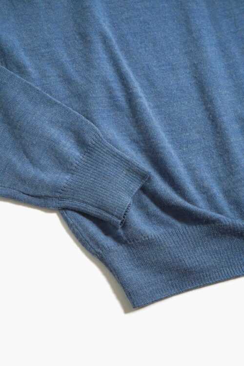 NIKE V NECK KNIT SWEATER BLUE