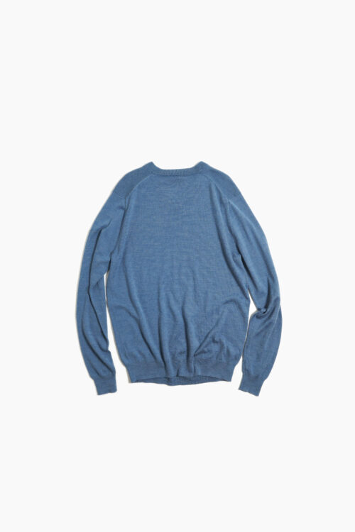 NIKE V NECK KNIT SWEATER BLUE