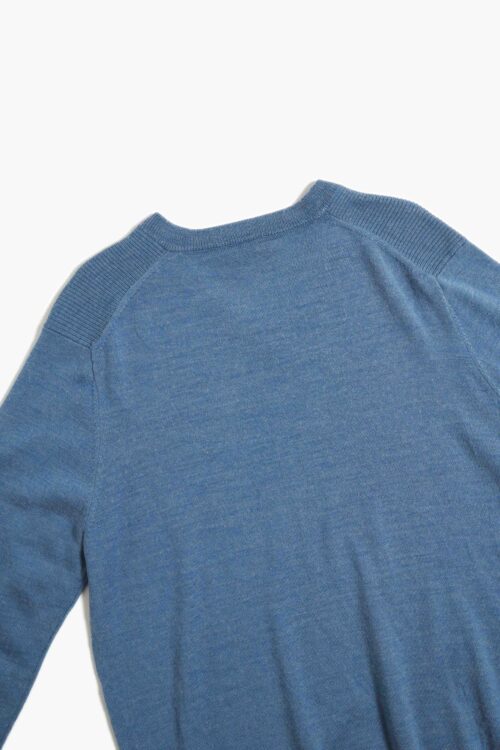 NIKE V NECK KNIT SWEATER BLUE