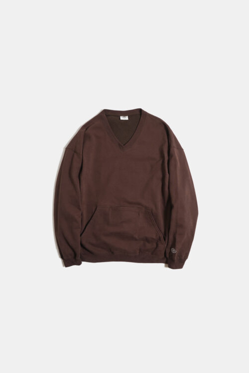 UTILITY POCKET DETAIL V NECK SWEAT