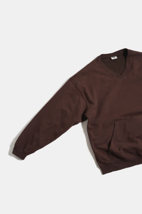 UTILITY POCKET DETAIL V NECK SWEAT