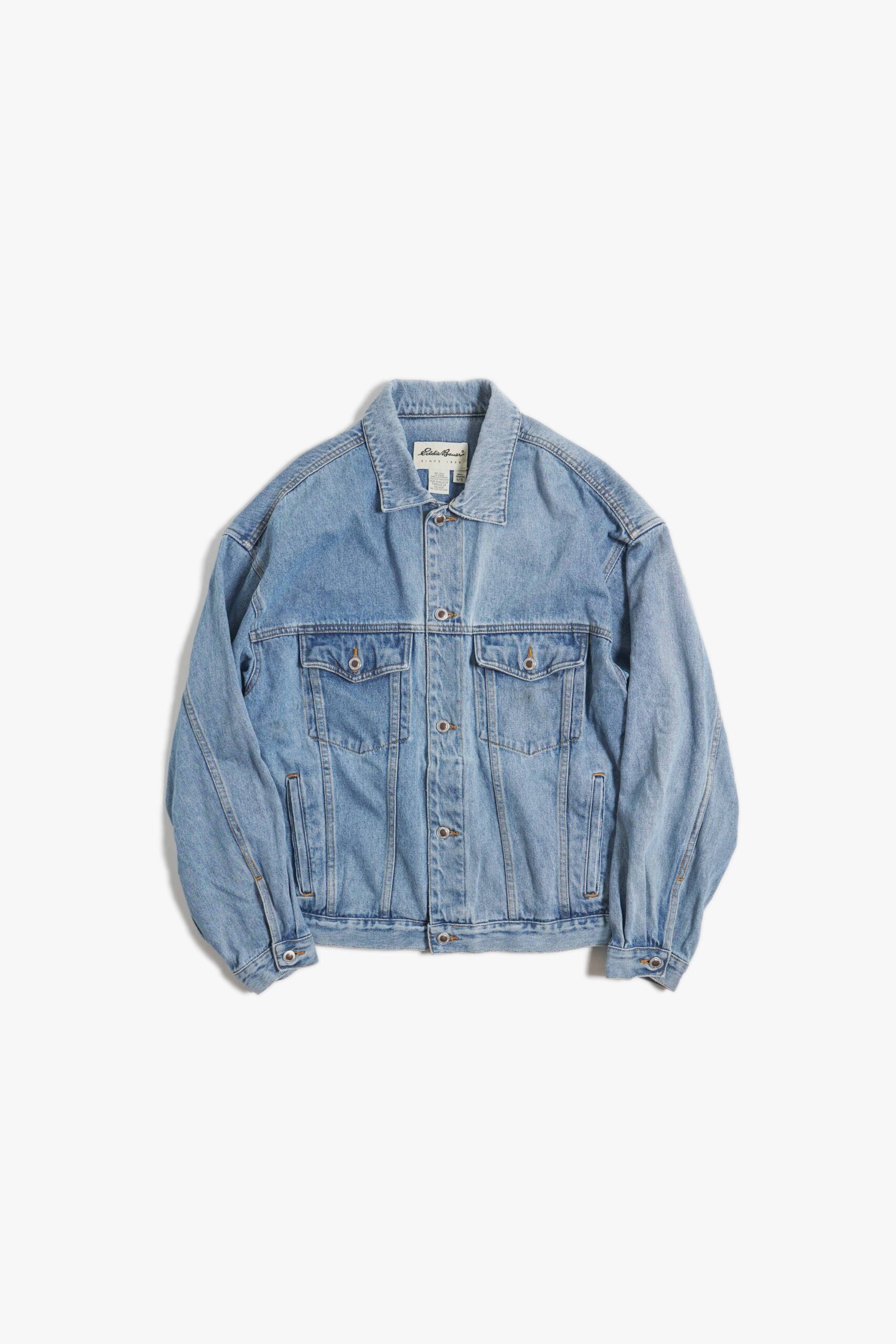 EDDIE BAUER WASHED DENIM JACKET