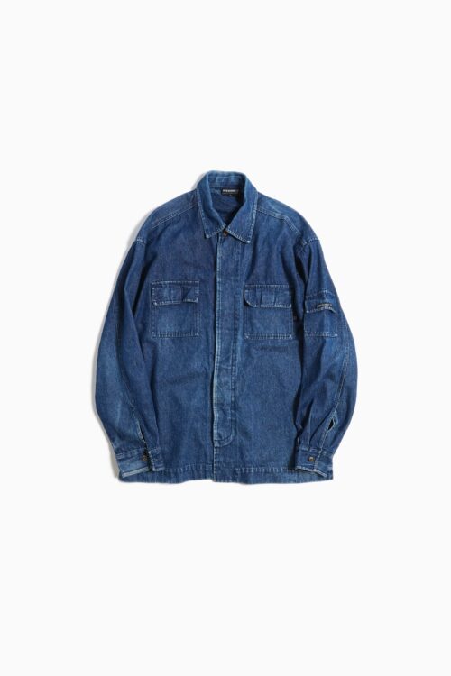 DENIM FLY FRONT DETAIL SHIRTS JACKET