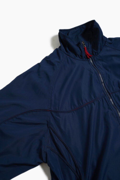 NIKE ZIP DESIGN TRACK JACKET NAVY