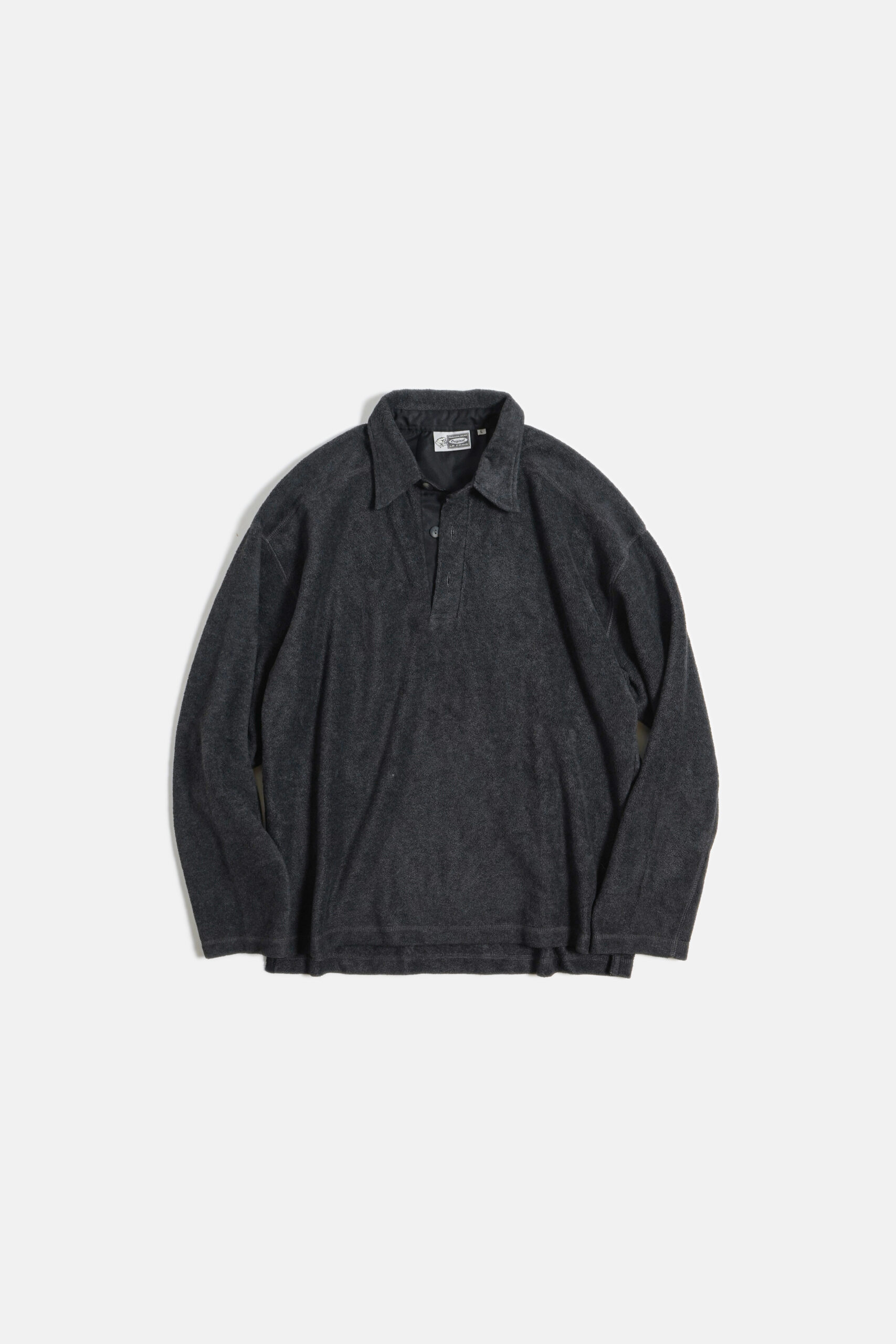 POLO DETAIL FLEECE PULLOVER