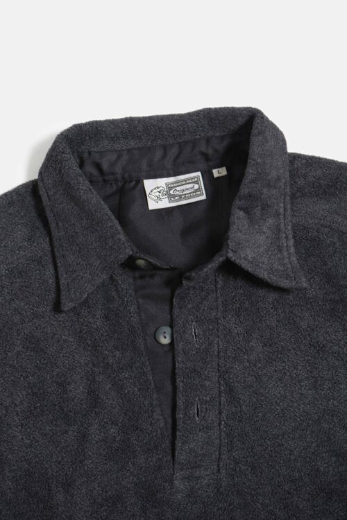 POLO DETAIL FLEECE PULLOVER