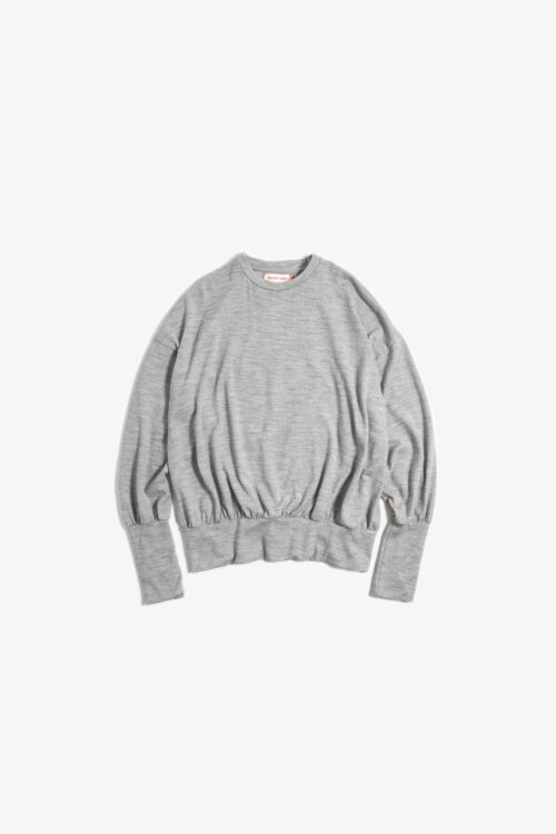 WOOL LS TOP L.GRAY