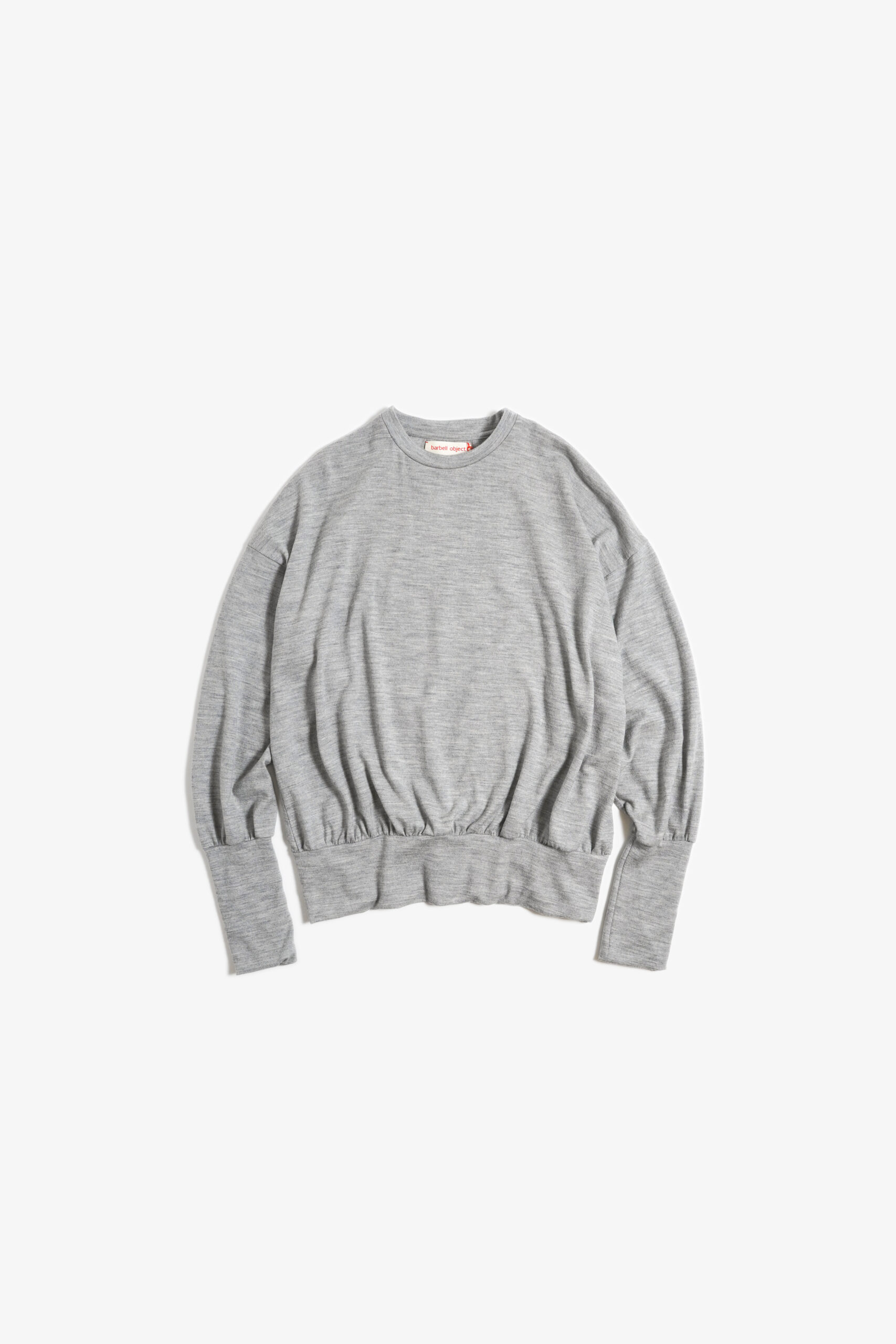 WOOL LS TOP L.GRAY