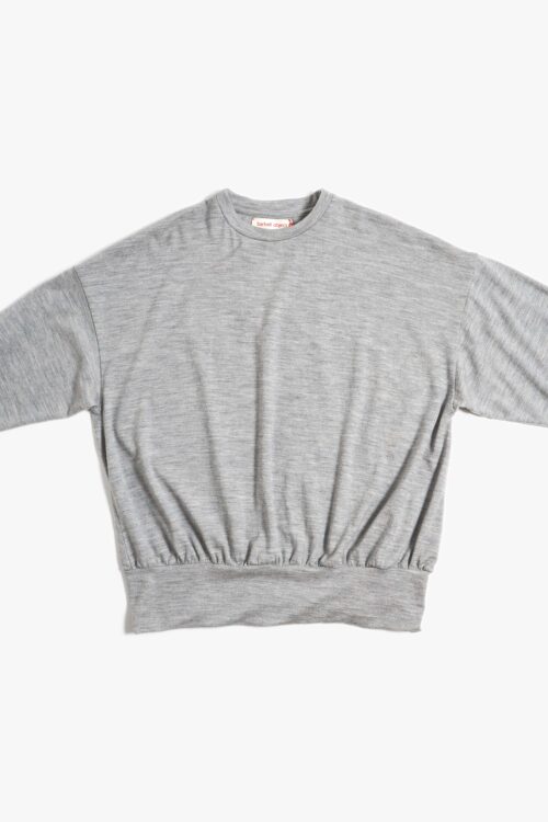 WOOL LS TOP L.GRAY