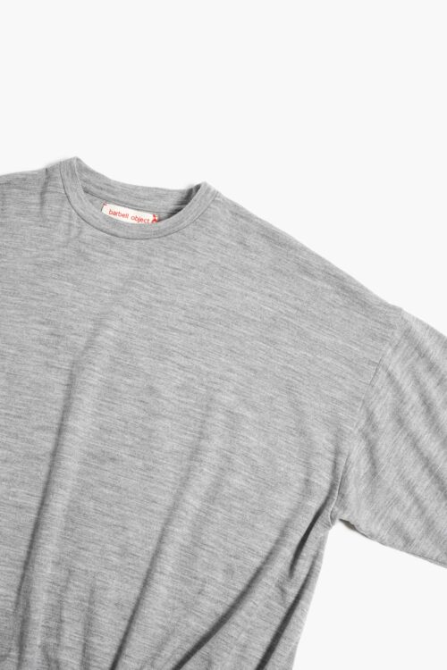 WOOL LS TOP L.GRAY