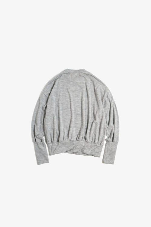 WOOL LS TOP L.GRAY