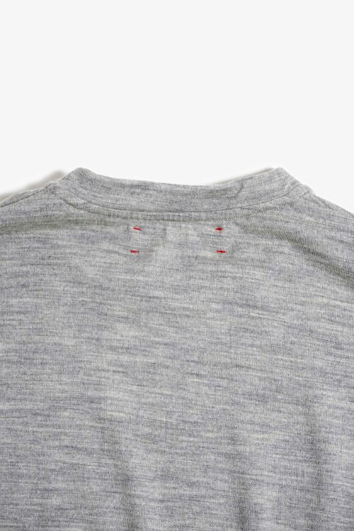 WOOL LS TOP L.GRAY