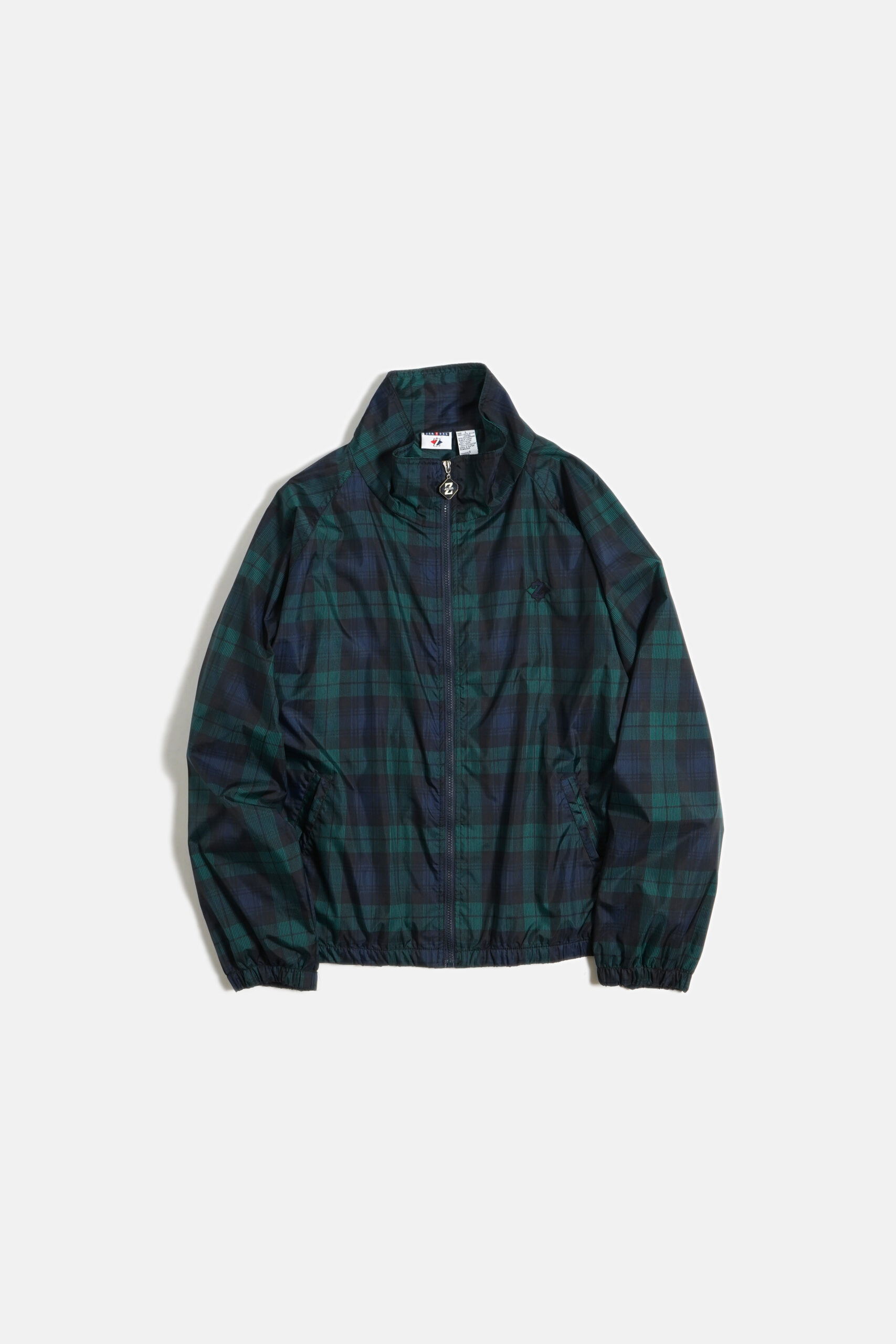 JERZEEZ CHECK PATTERN NYLON JACKET 