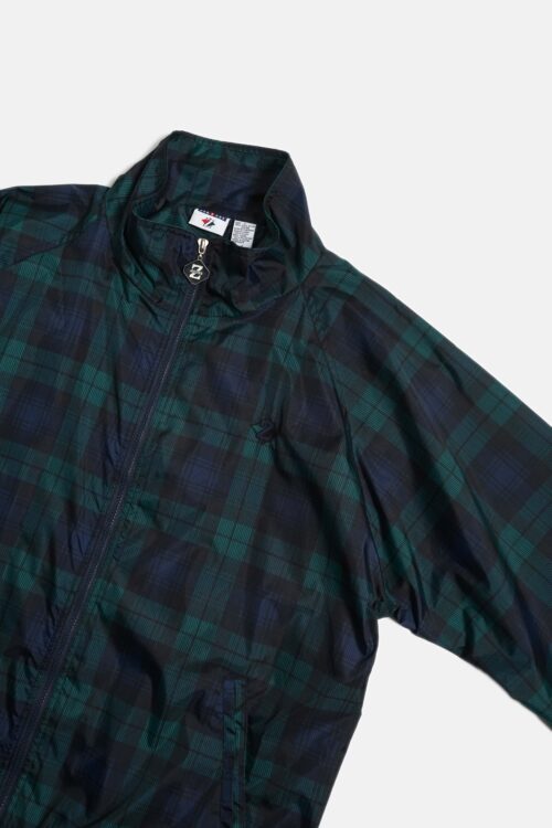 JERZEEZ CHECK PATTERN NYLON JACKET 