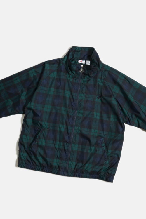 JERZEEZ CHECK PATTERN NYLON JACKET 