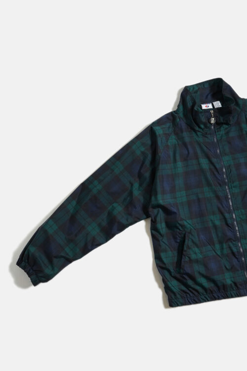 JERZEEZ CHECK PATTERN NYLON JACKET 