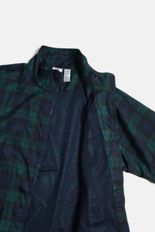 JERZEEZ CHECK PATTERN NYLON JACKET 