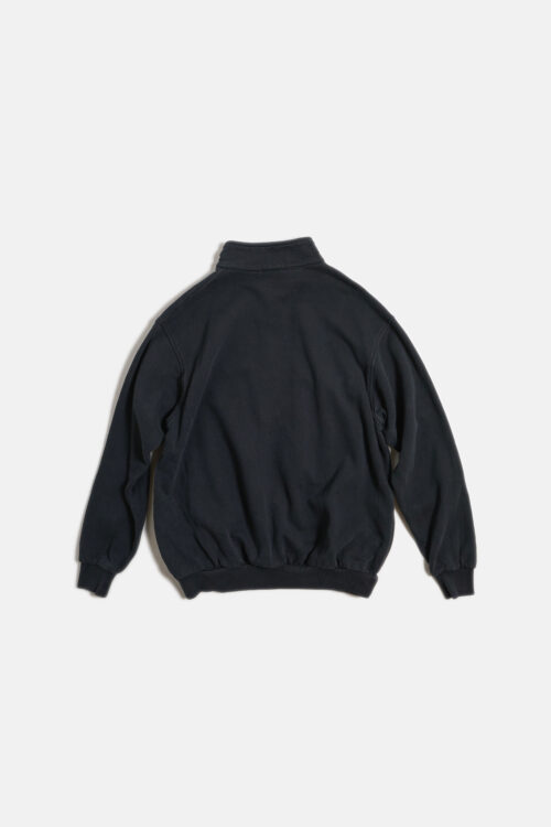 HALF ZIP SWEAT FADE BLACK MADE IN US