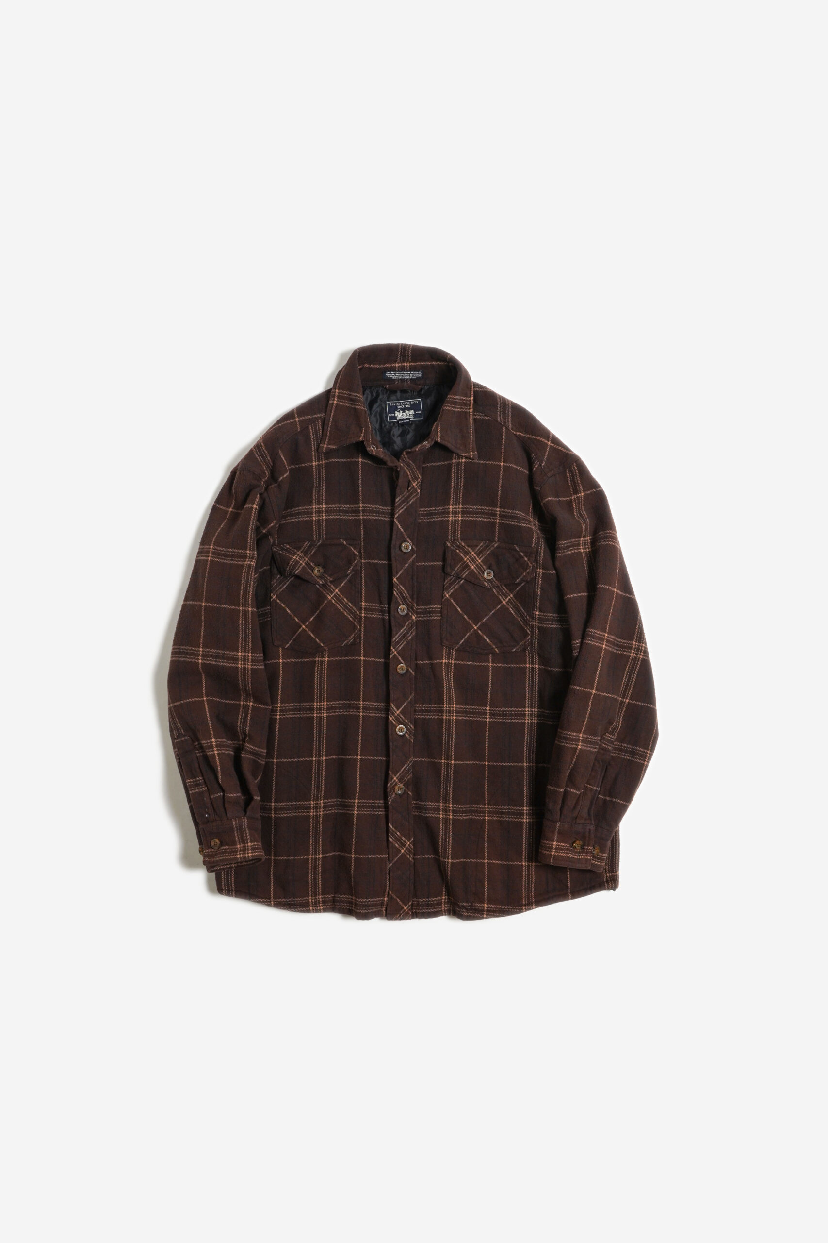 LEVI'S CHECK PATTERN FLANNEL SHIRTS JACKET