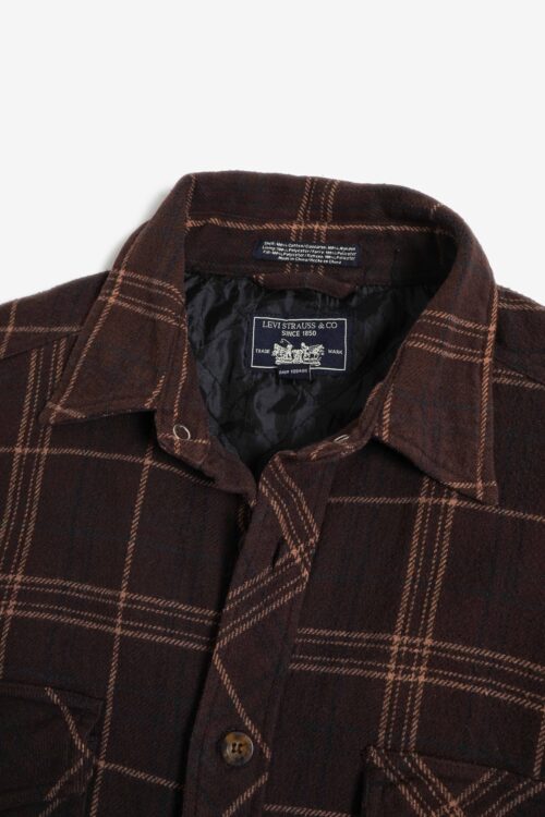 LEVI'S CHECK PATTERN FLANNEL SHIRTS JACKET