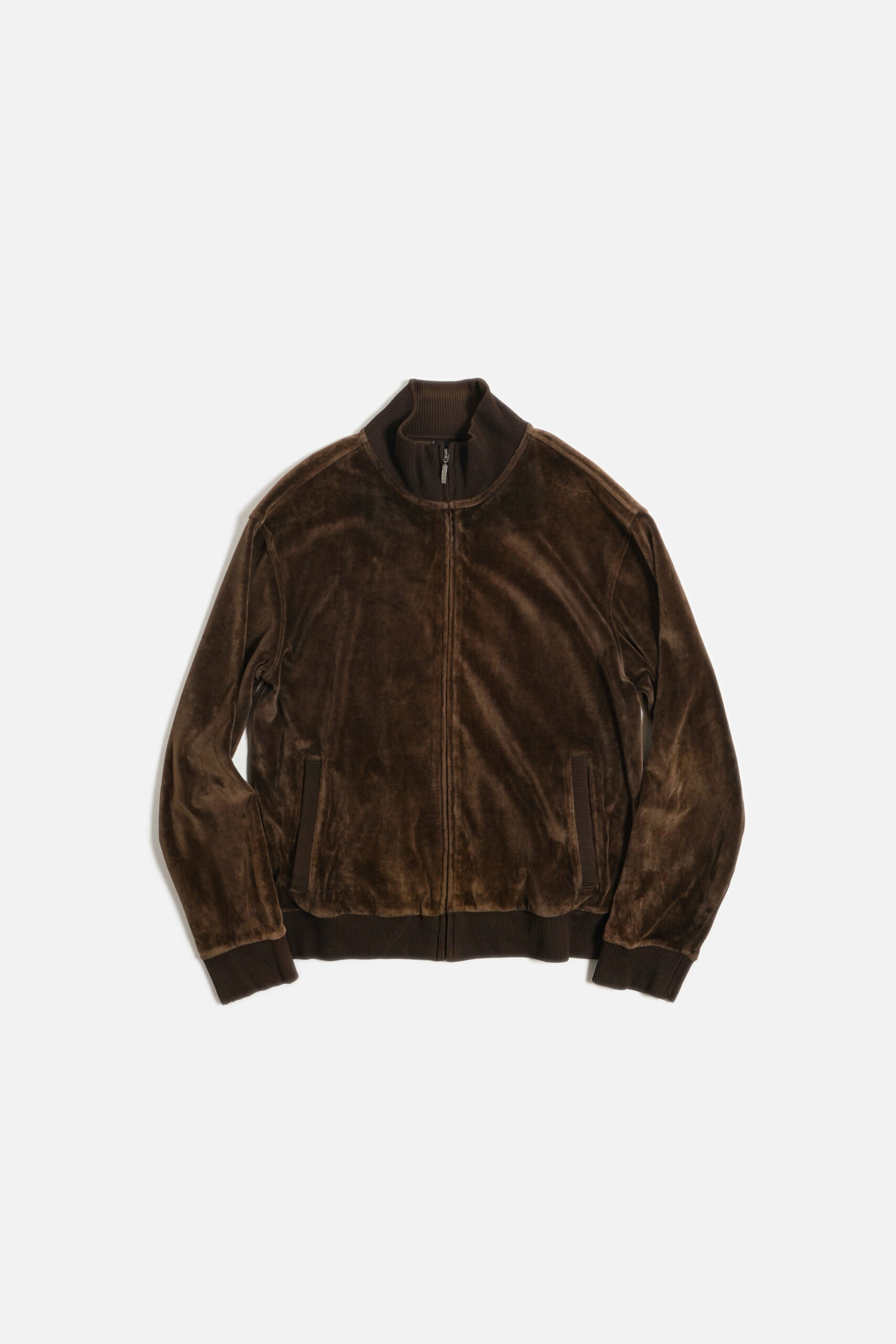 VELOUR FABRIC JERSEY JACKET