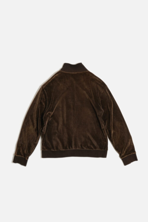 VELOUR FABRIC JERSEY JACKET