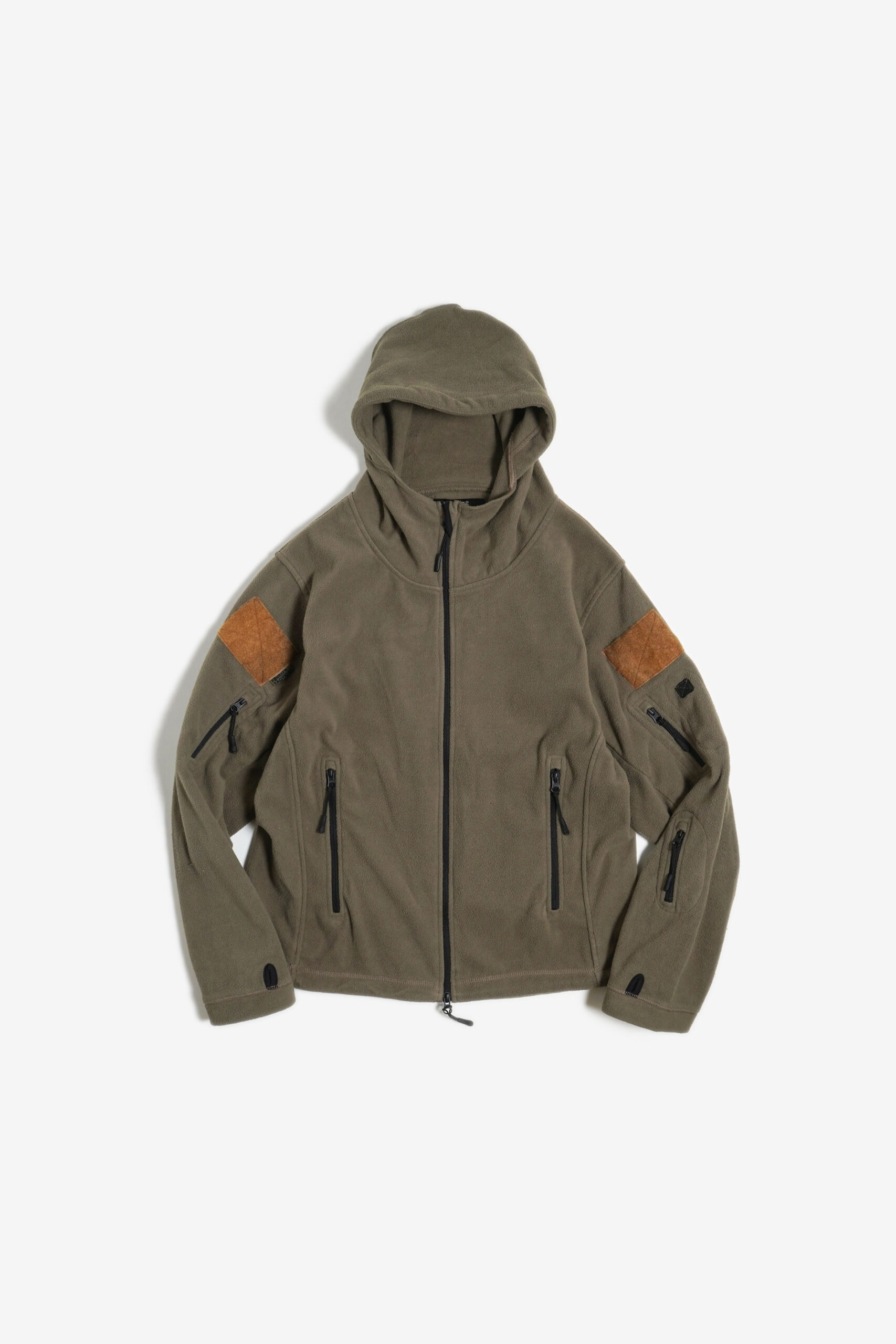 MILITARY FLEECE HOODED JACKET