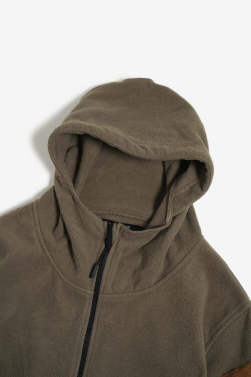 MILITARY FLEECE HOODED JACKET