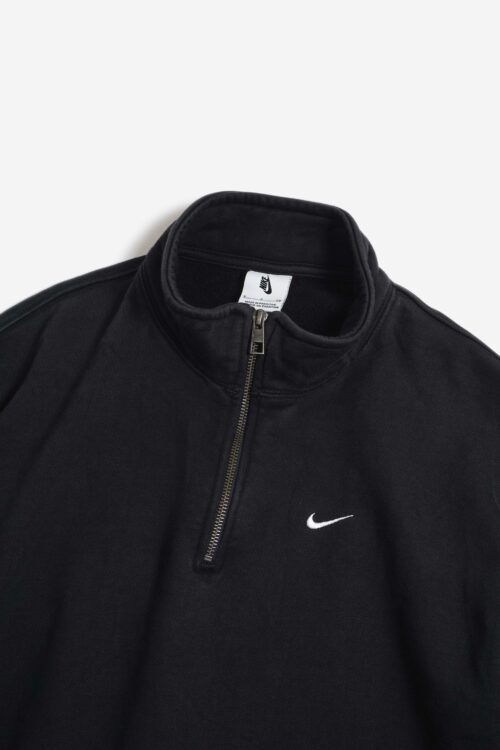 NIKE EMBROIDERY LOGO HALF ZIP SWEAT